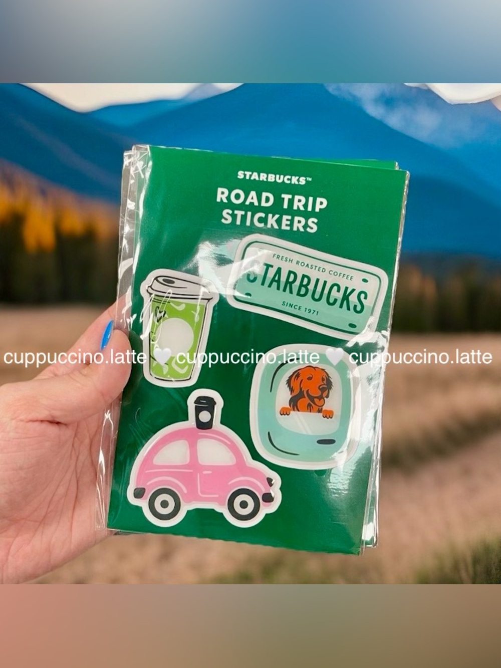 NWT✨Starbucks 2026 Summer Road Trip Sticker Pack of 4 Stickers - Pack #2